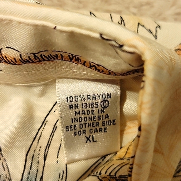 Moda Campia Moda men's short sleeve button down shirt...size XL - Picture 5 of 9